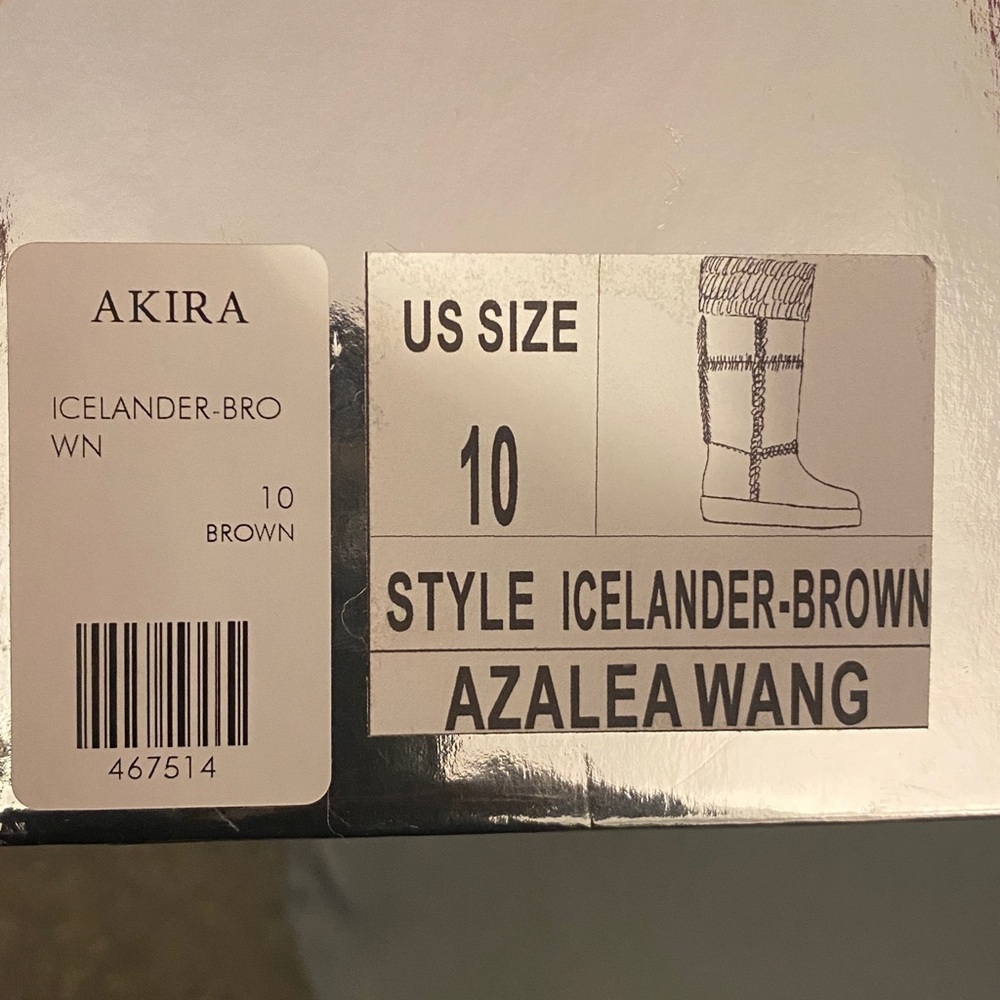 NWT AZALEA WANG ICELANDER BROWN FUR BOOT - Picture 10 of 16
